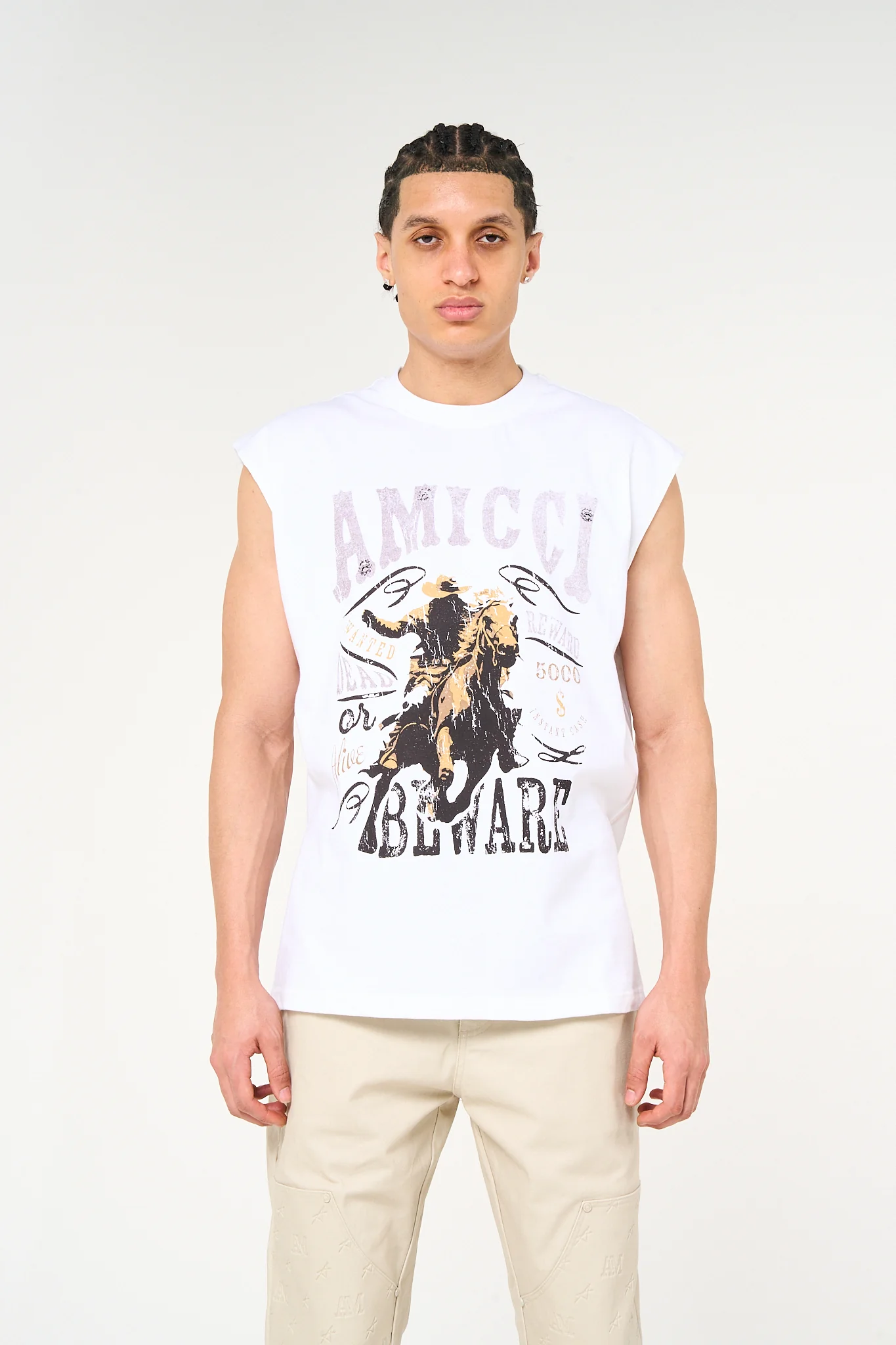 Outlaw Sleevless Graphic T - Image 7