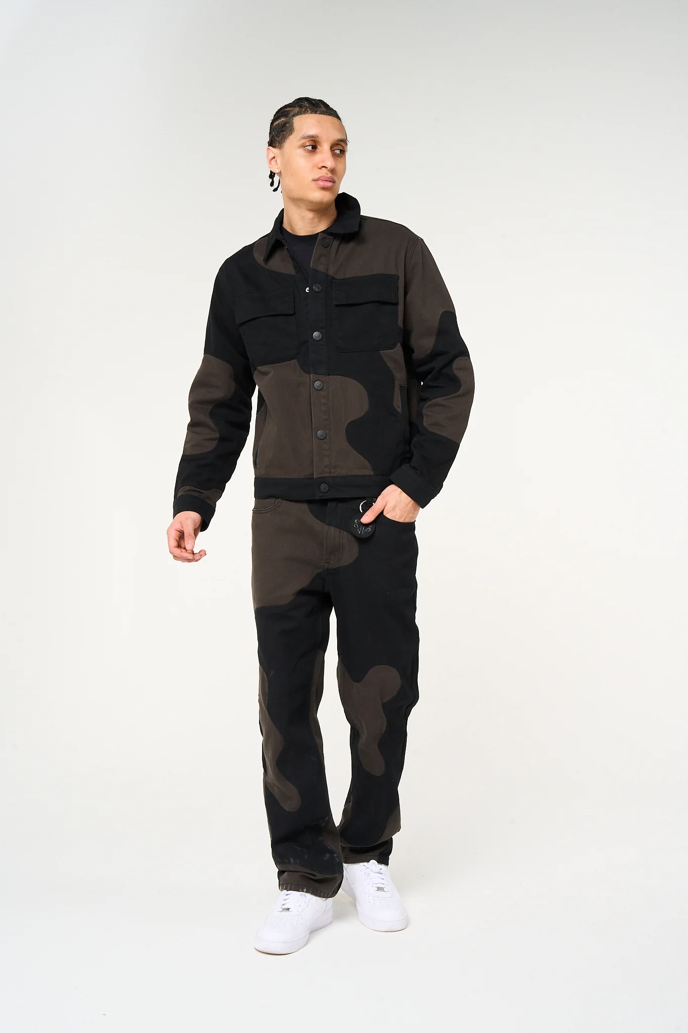 Palencia Patchwork Denim Jacket - Image 3