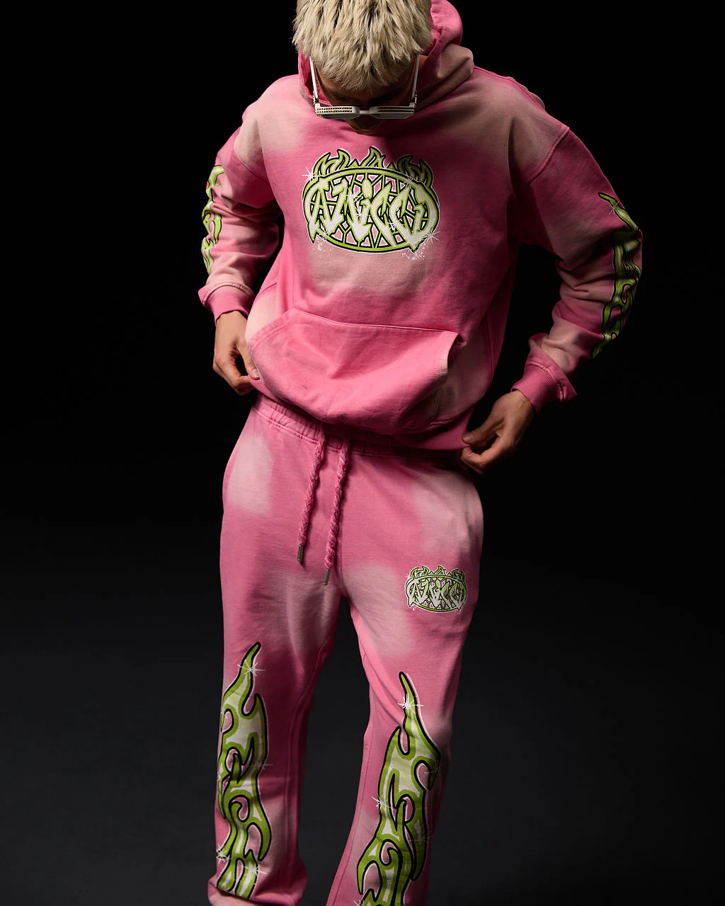 Paola Graphic Jogger Pink - Image 6