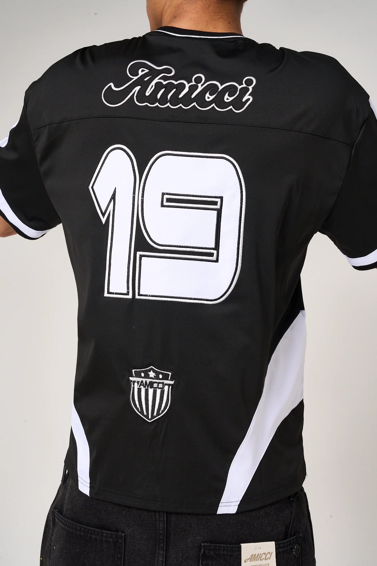 Paseo Football Jersey Black - Image 3