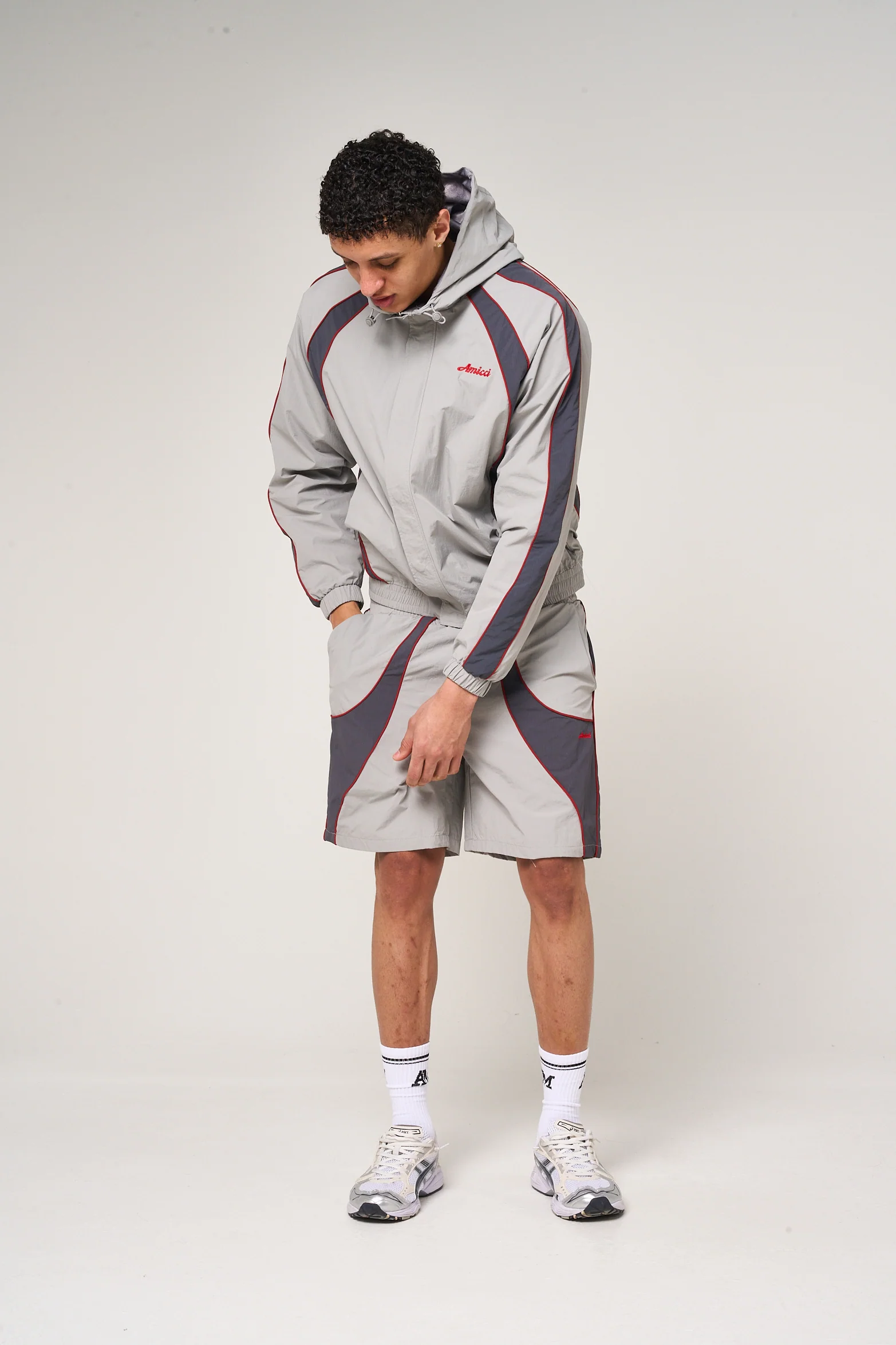 Placido Grey Shell Shorts - Image 6