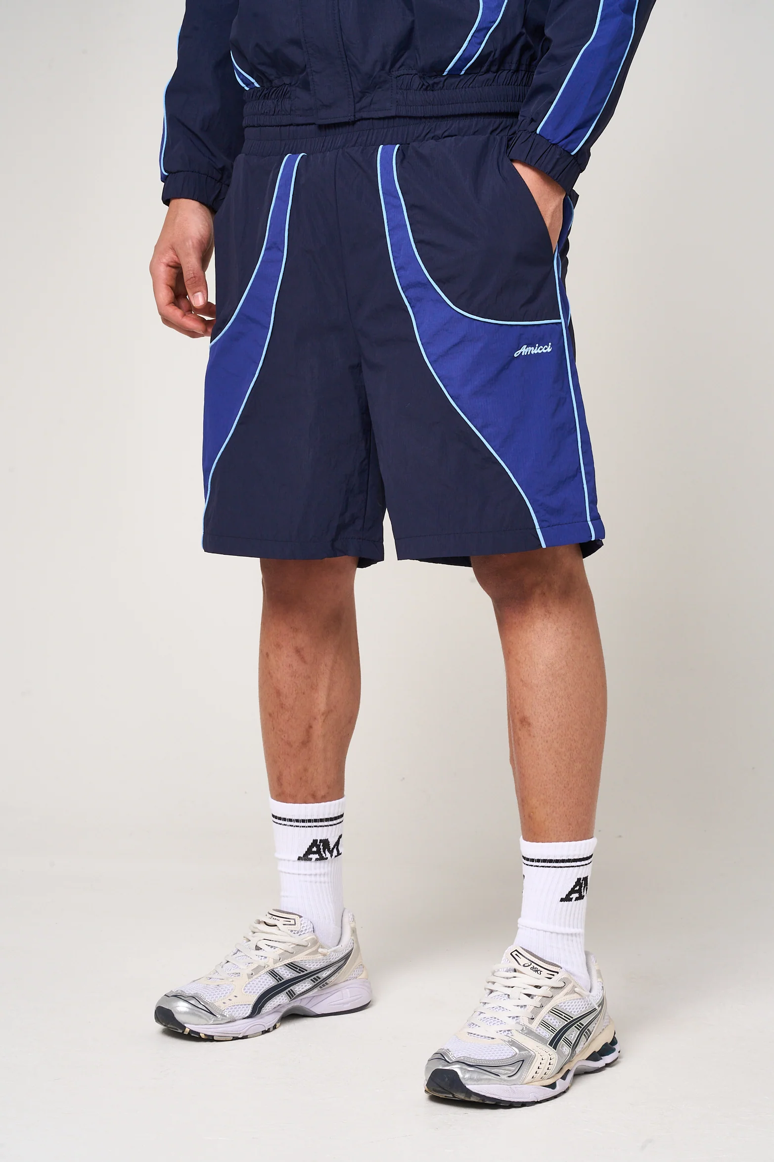 Placido Navy Shell Shorts - Image 2