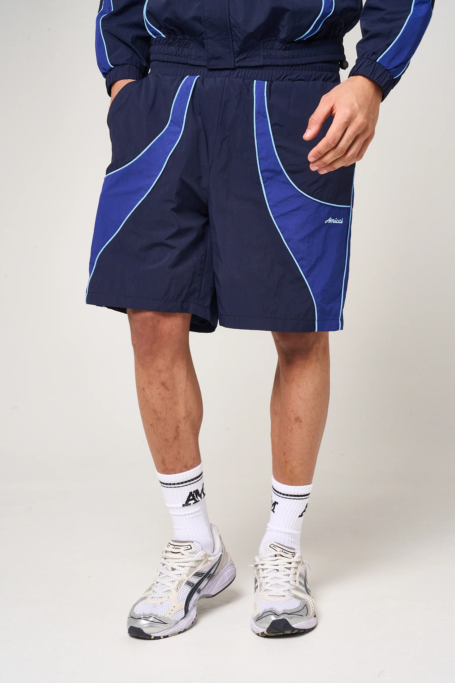 Placido Navy Shell Shorts - Image 3