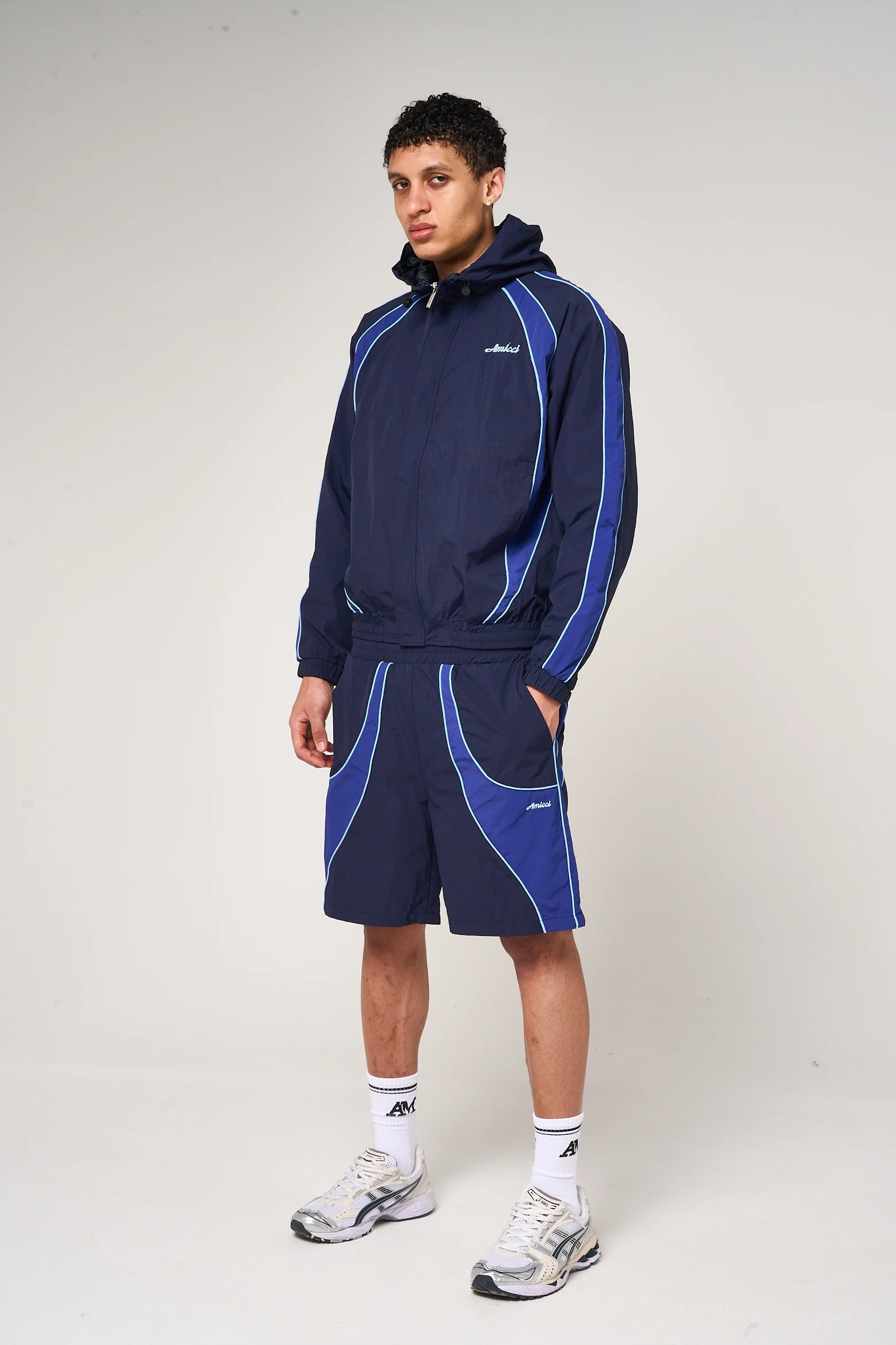 Placido Navy Shell Shorts - Image 6