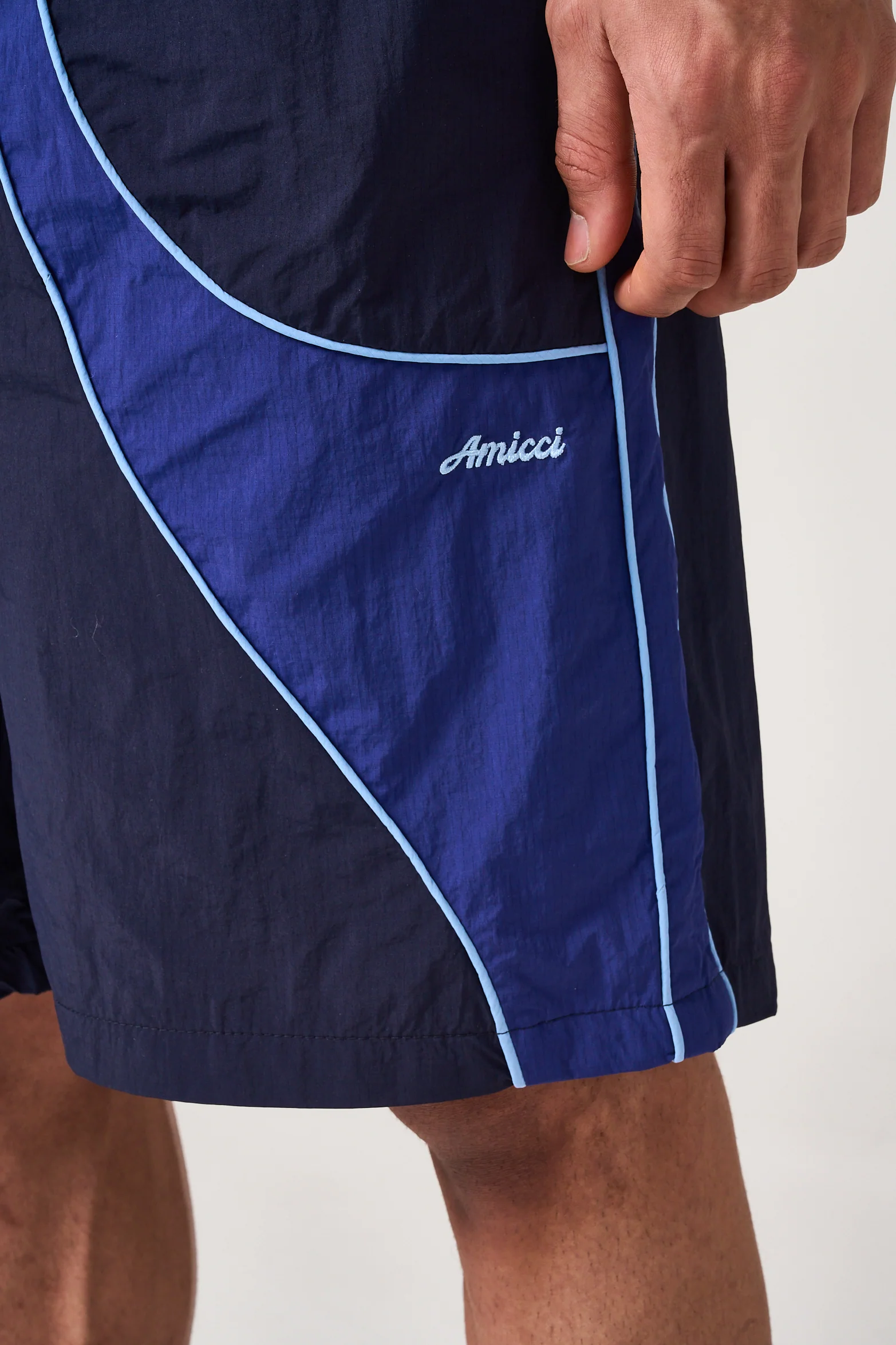 Placido Navy Shell Shorts - Image 7