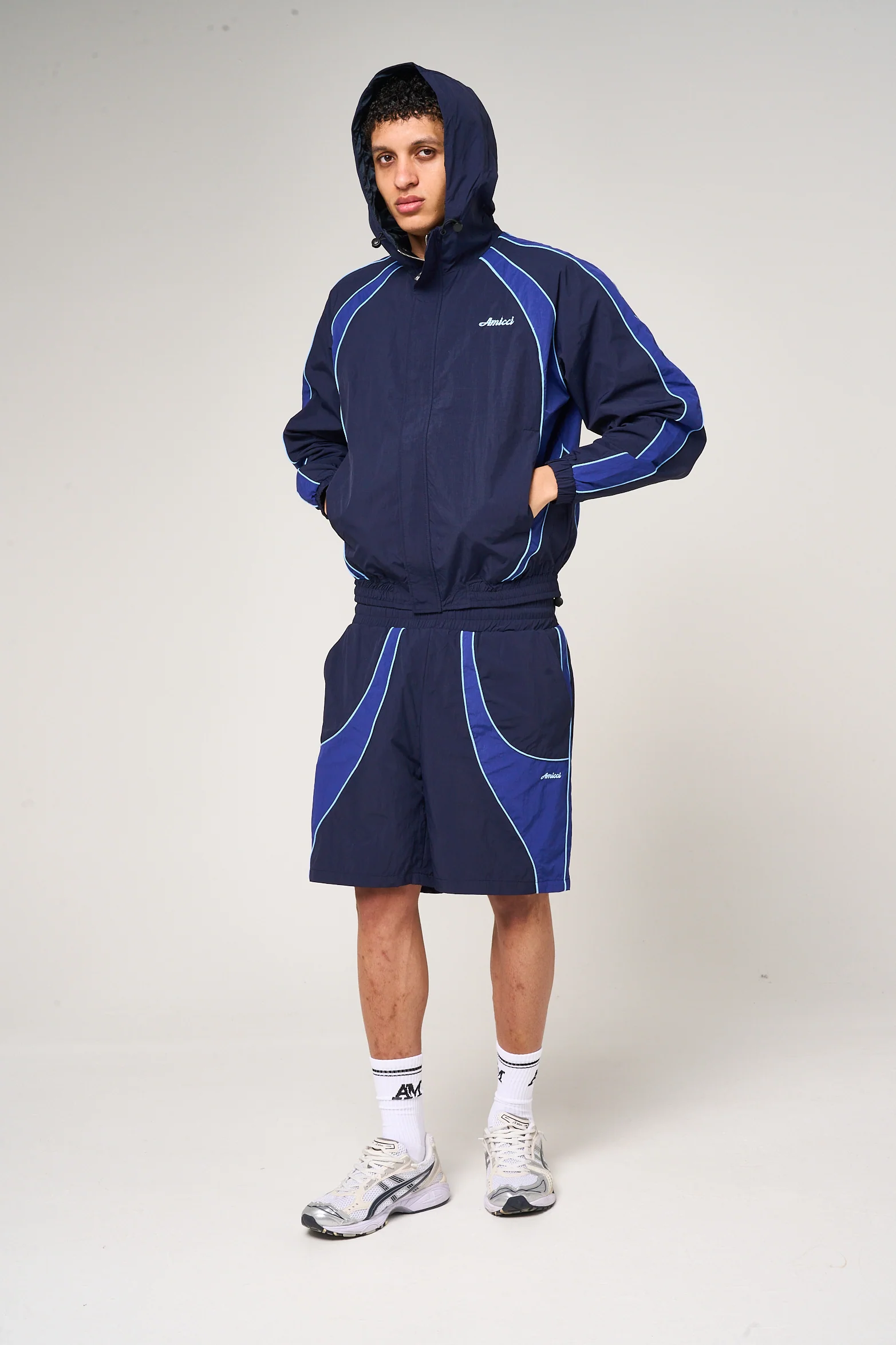 Placido Navy Shell Windbreaker - Image 5