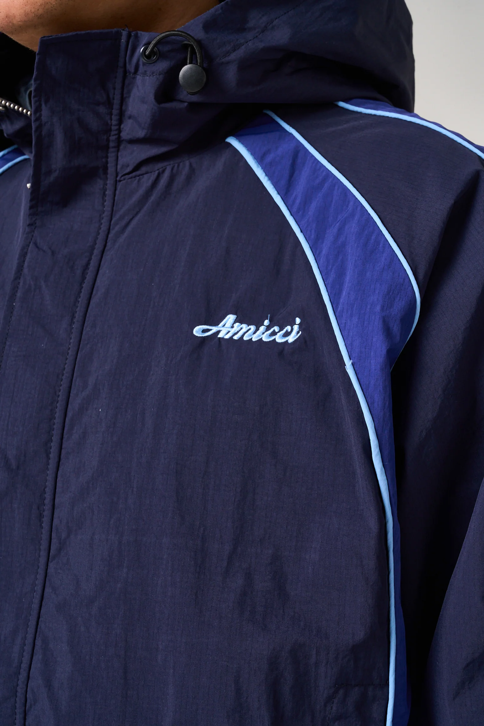 Placido Navy Shell Windbreaker - Image 7