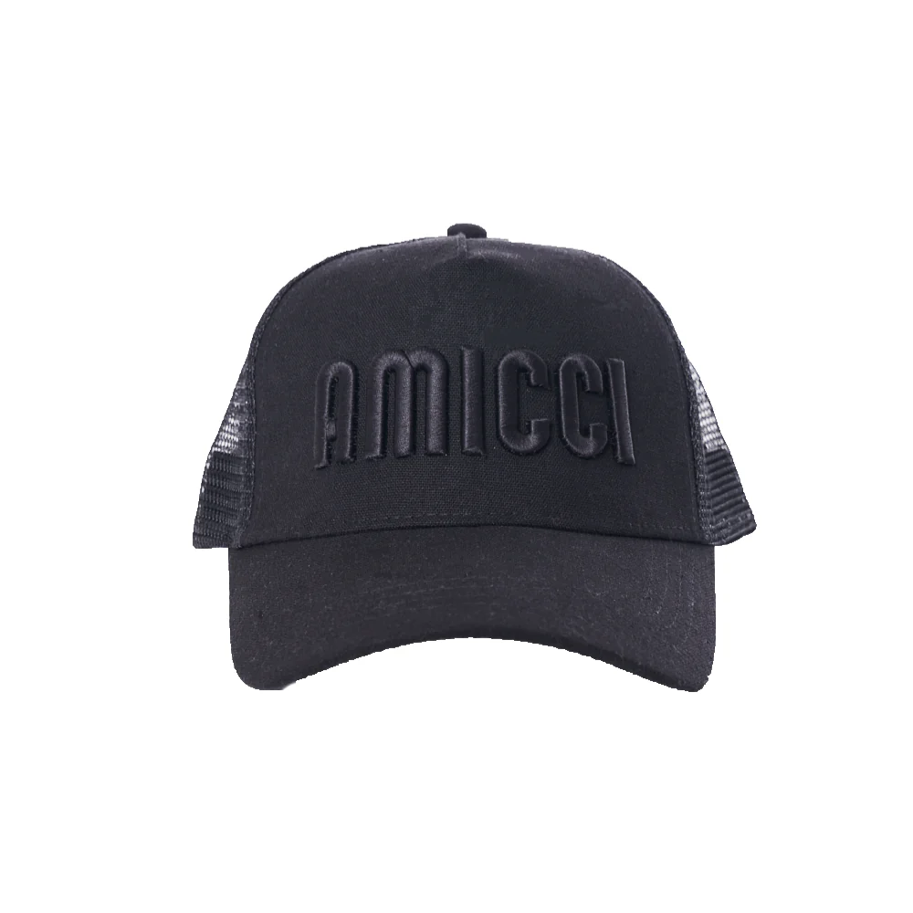 Premium Trucker Cap Black - Image 2
