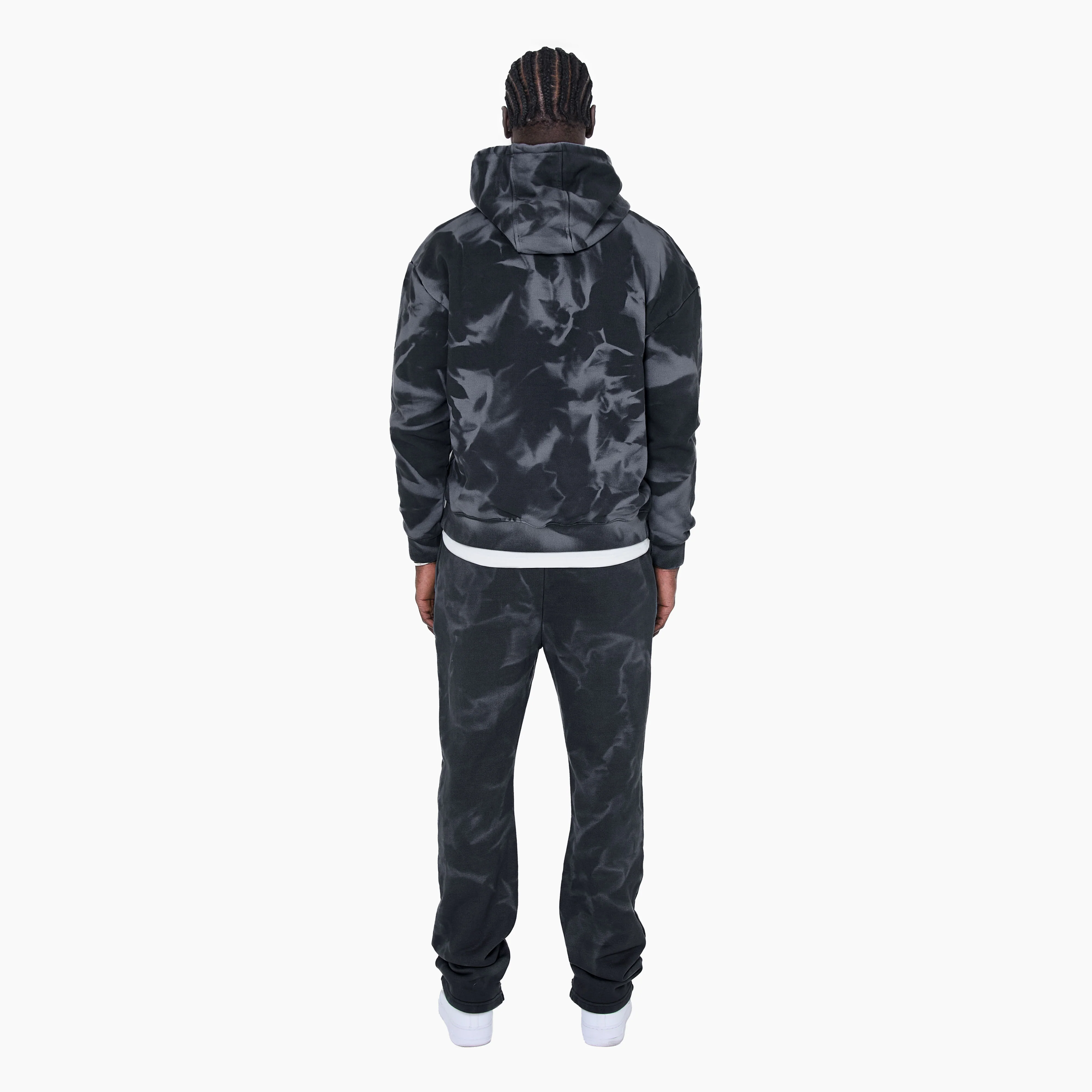 Rezaro Cool Grey Washed Hoodie - Image 5