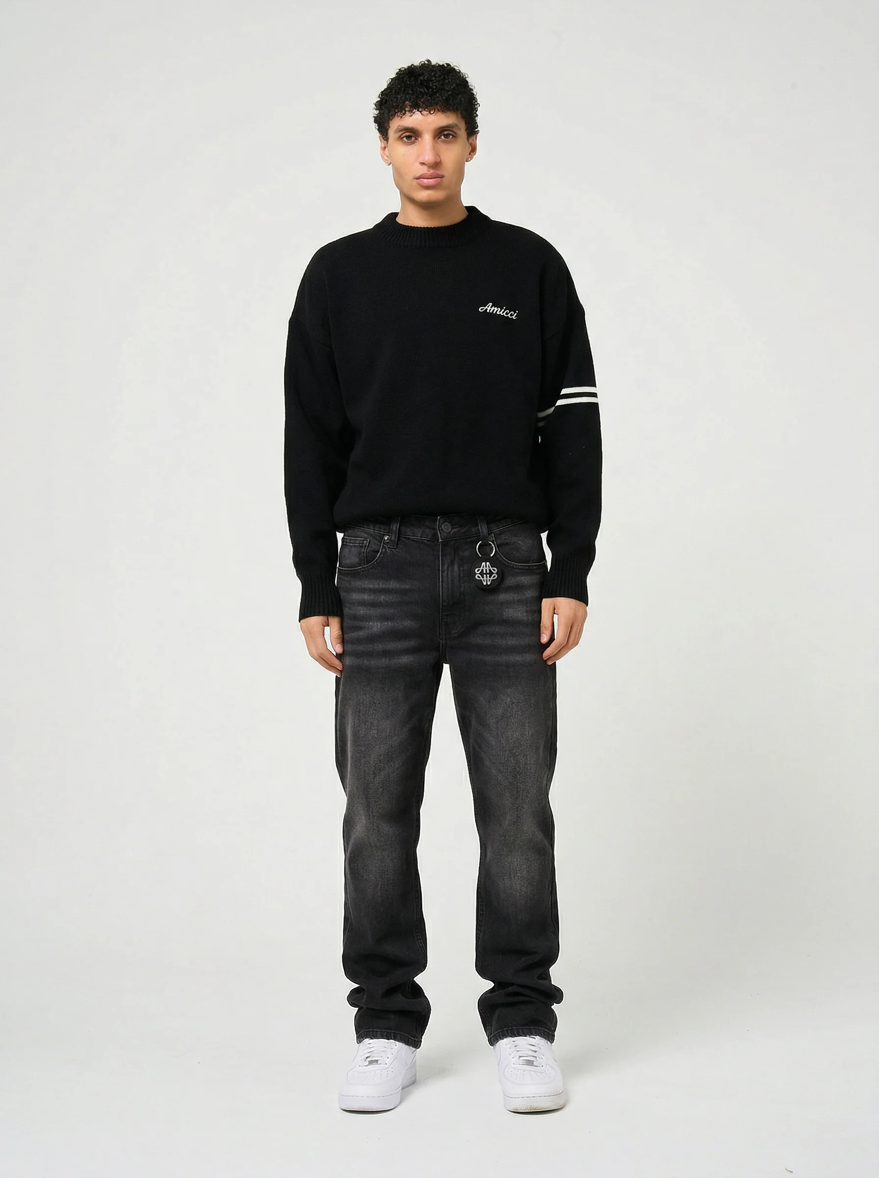 Sienna Black Flare Jean - Image 4