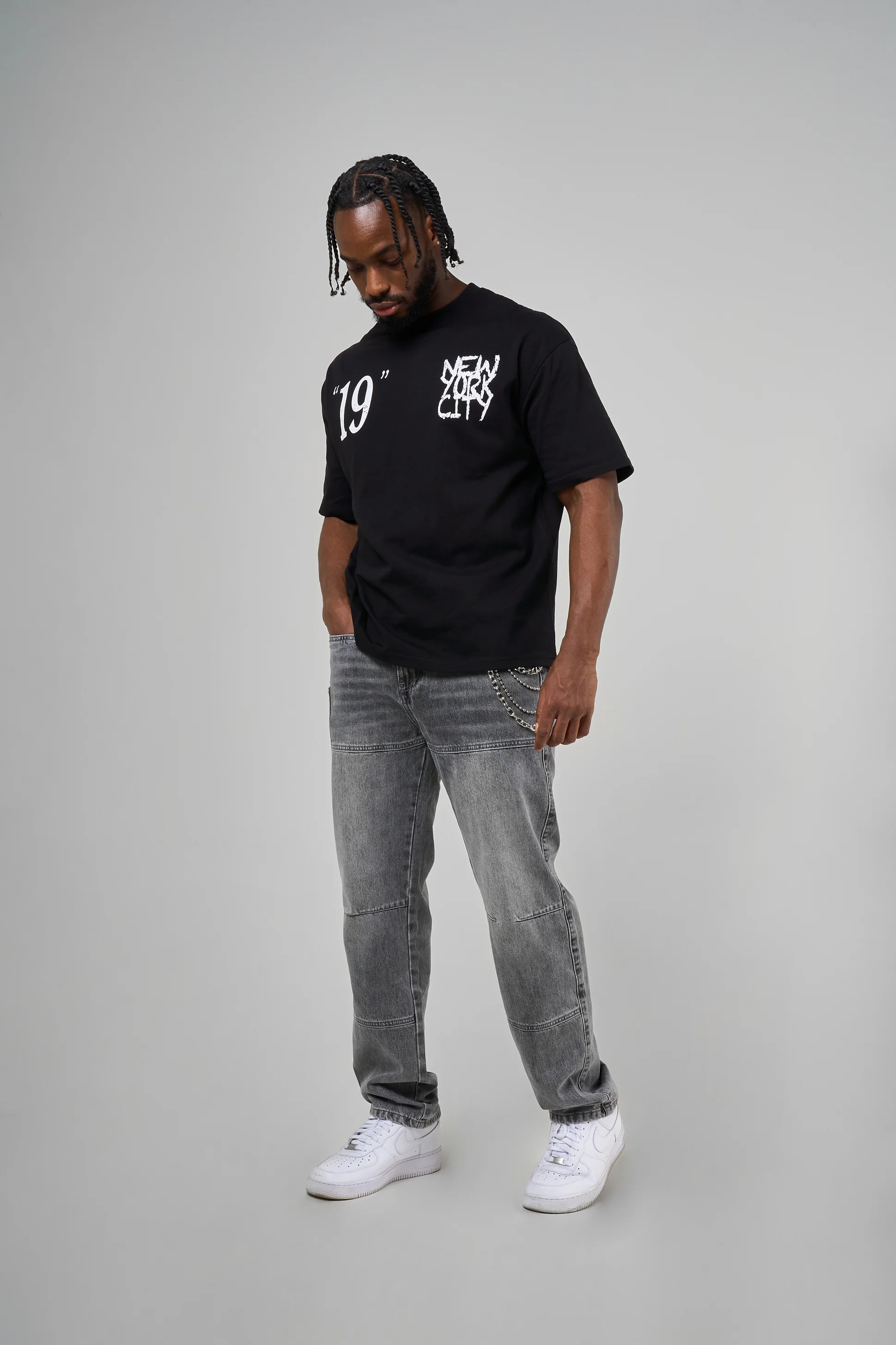 Weston Grey Straight Fit Jean - Image 3