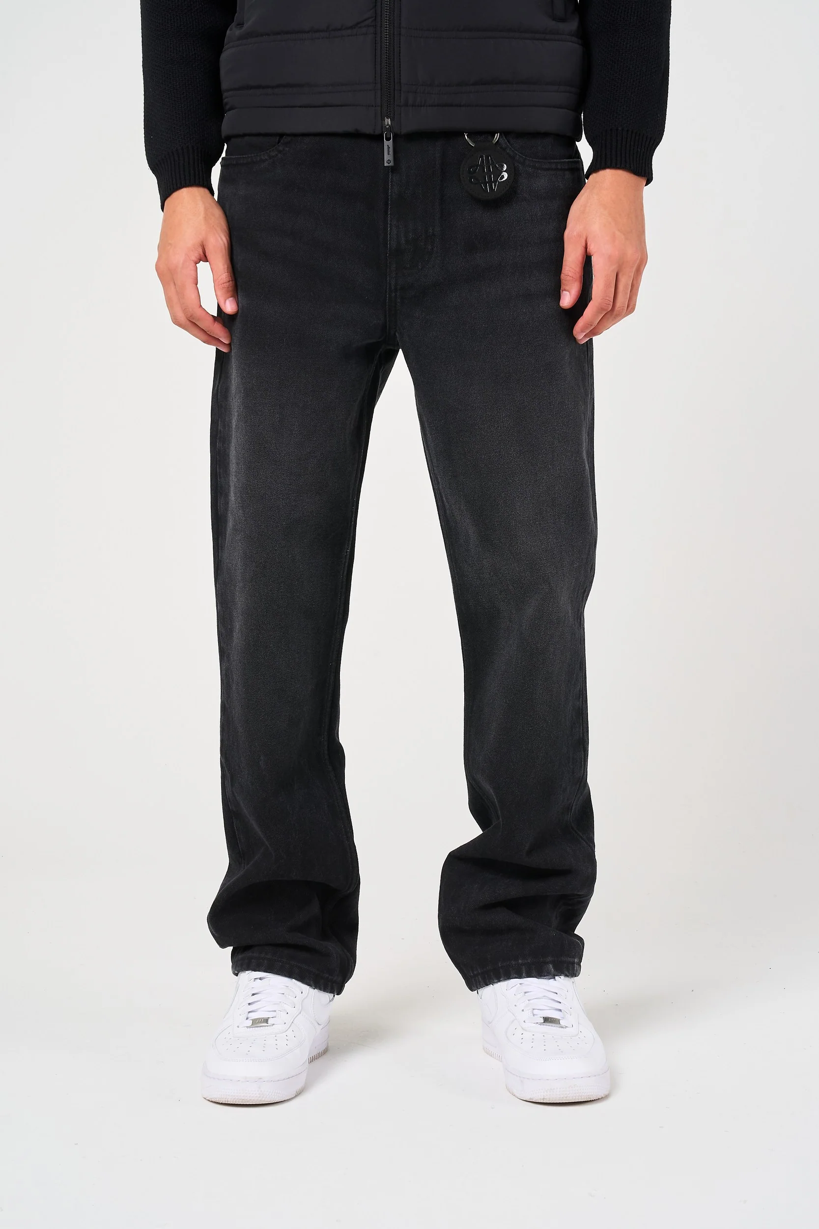 Lennox Black Straight Jean - Image 3