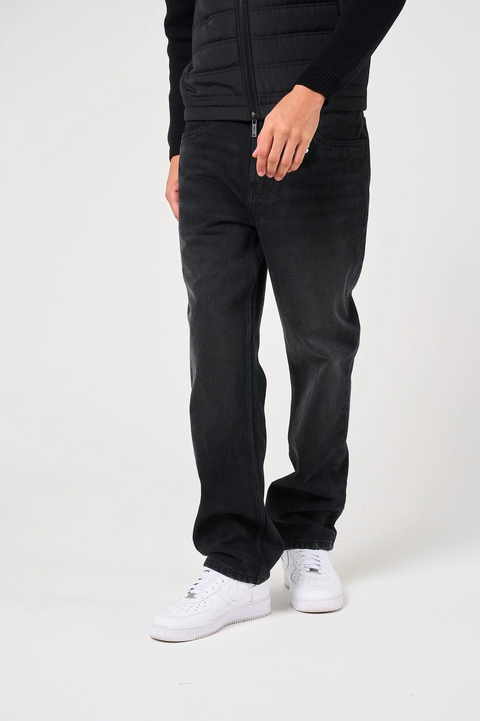 Lennox Black Straight Jean - Image 5