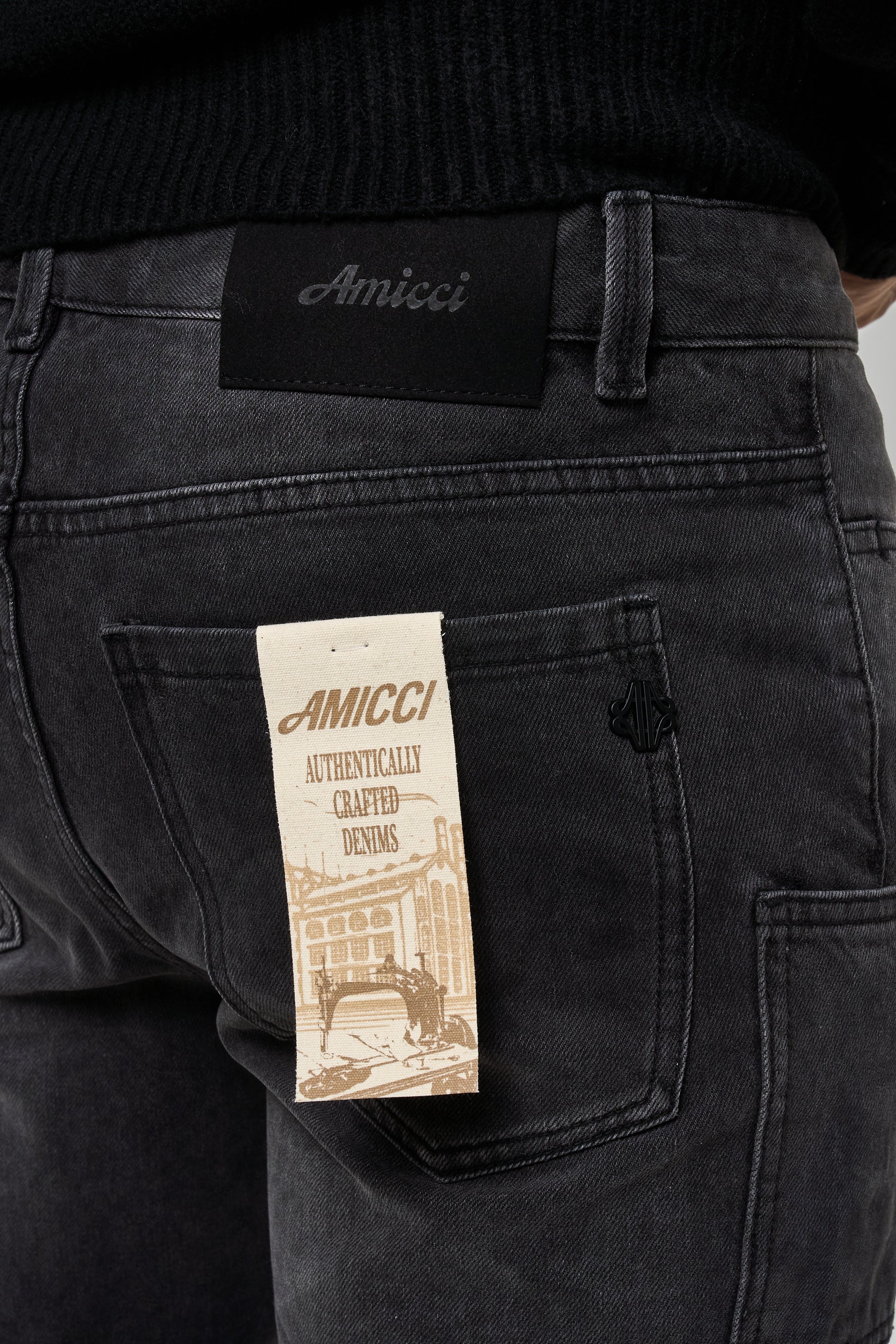 Weston Black Straight Fit Jean - Image 11