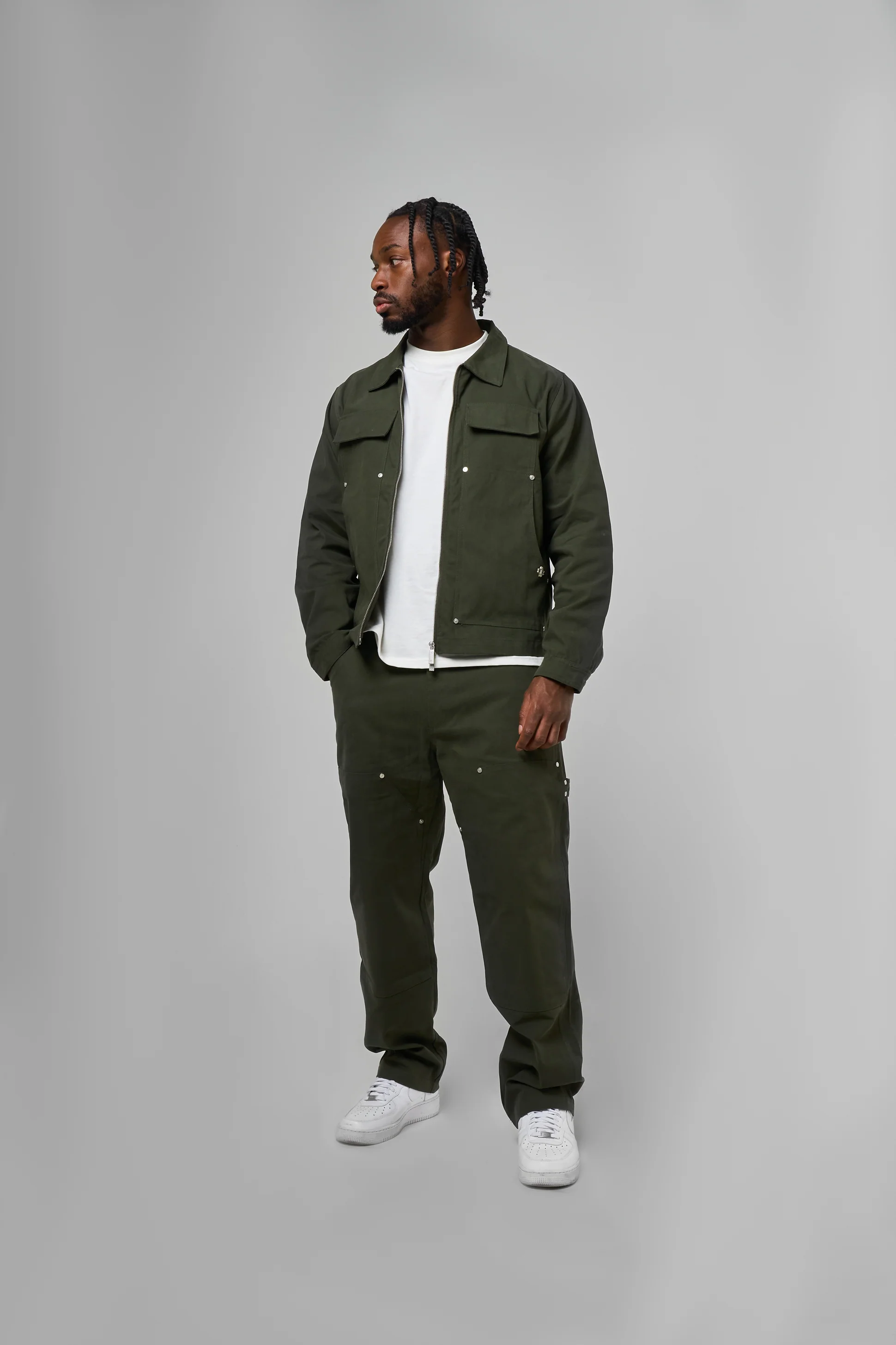 Wyatt Khaki Twill Pants - Image 5